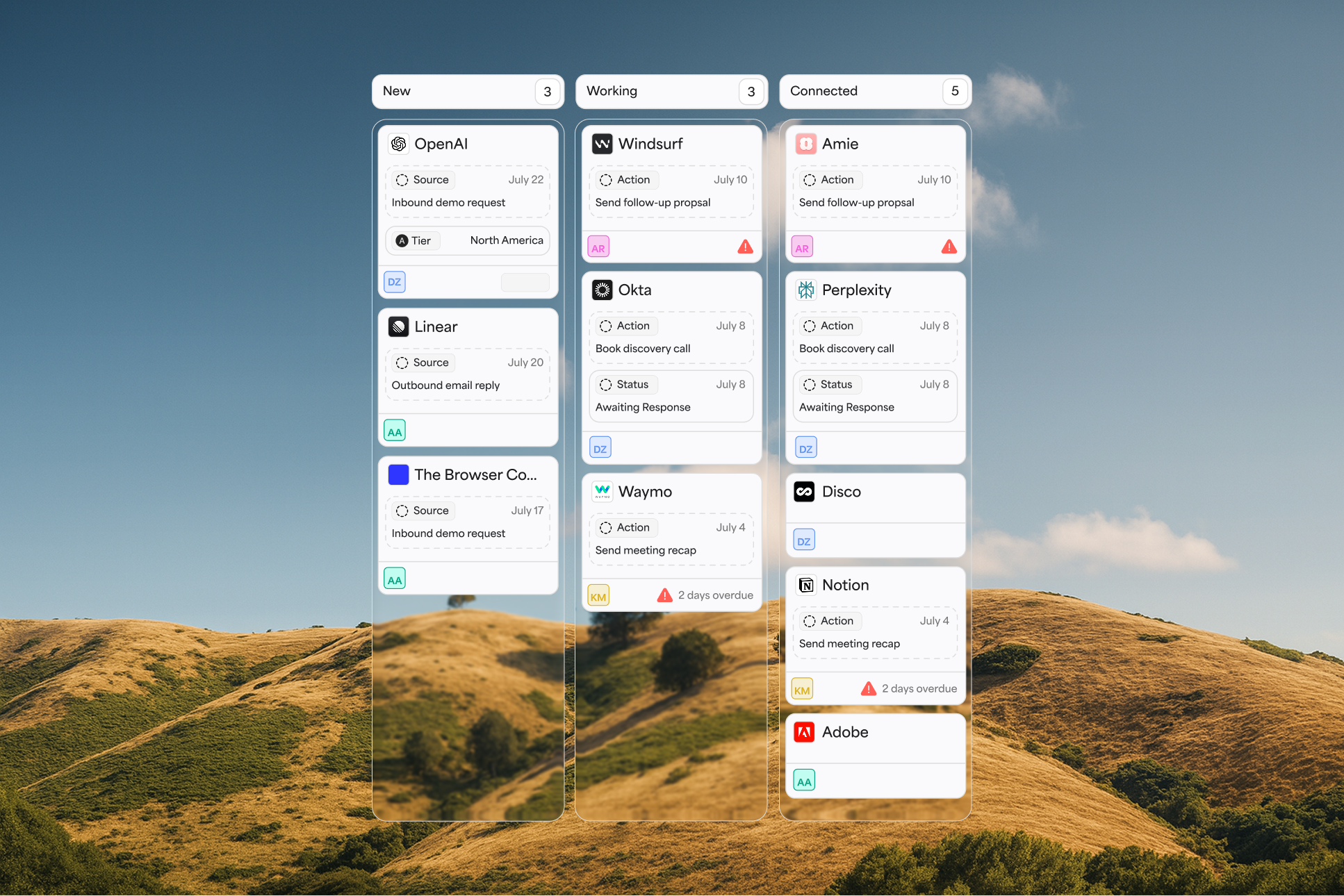 Zailor interface design